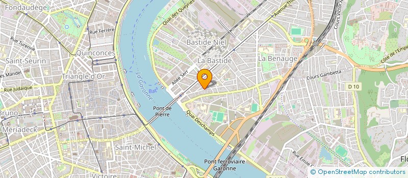 localisation de l'entreprise CENTRE DE FORMATION AUX TRAITEMENTS SECURISES à BORDEAUX