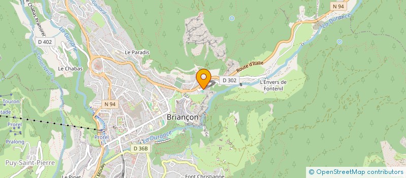 localisation de l'entreprise CENTRE DE FORMATION BOULISTE DU BRIANCONNAIS à BRIANCON