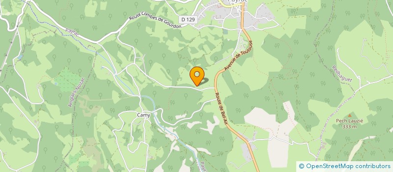 localisation de l'entreprise CENTRE DE FORMATION CLINIQUE - SEBASTIEN HENRARD  PAYRAC