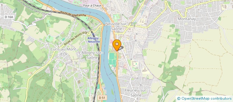 localisation de l'entreprise CENTRE DE FORMATION DE CHINOIS.BA SHU  NEUVILLE-SUR-SAONE