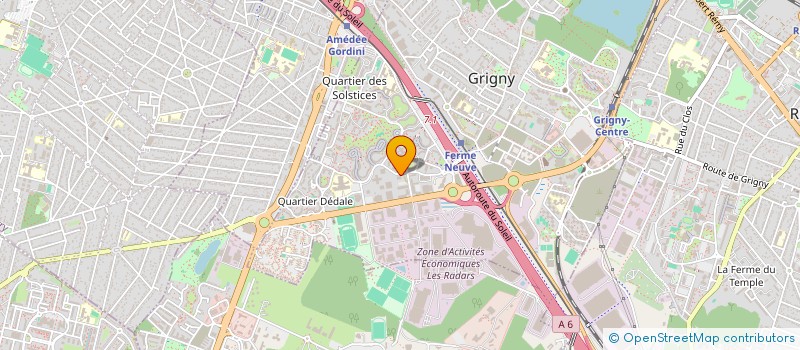 localisation de l'entreprise CENTRE DE FORMATION DE L'ESSONNE à GRIGNY