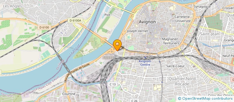 localisation de l'entreprise CENTRE DE FORMATION DE PSYCHANALYSE ET DE PSYCHOTHERAPIE à AVIGNON