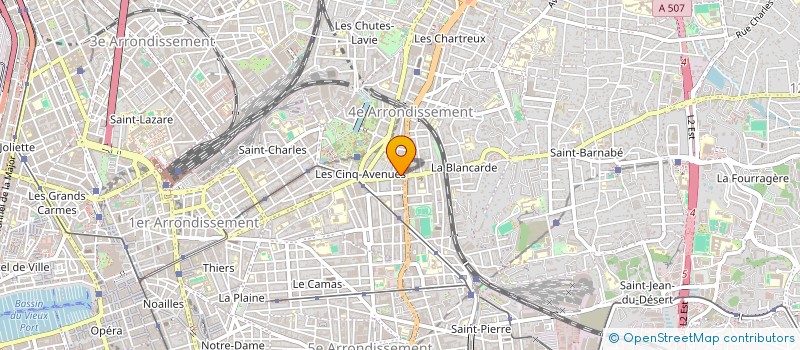 localisation de l'entreprise CENTRE DE FORMATION DES BARREAUX DU SUD EST à MARSEILLE
