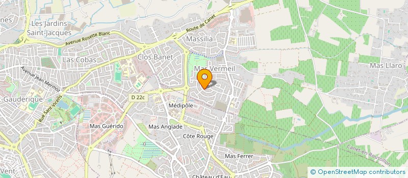 localisation de l'entreprise CENTRE DE FORMATION DES FEMMES à PERPIGNAN