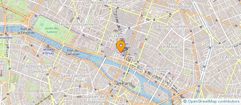 localisation de l'entreprise CENTRE DE FORMATION DES PRODUITS LAITIERS à PARIS