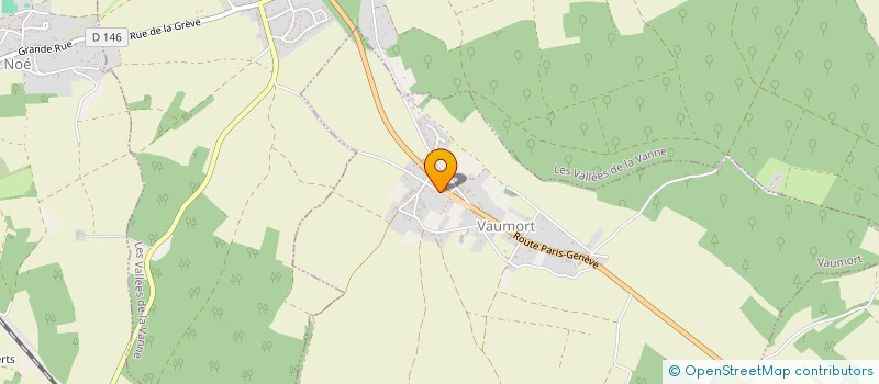 localisation de l'entreprise CENTRE DE FORMATION DES TRANSPORTS SANITAIRES  VAUMORT