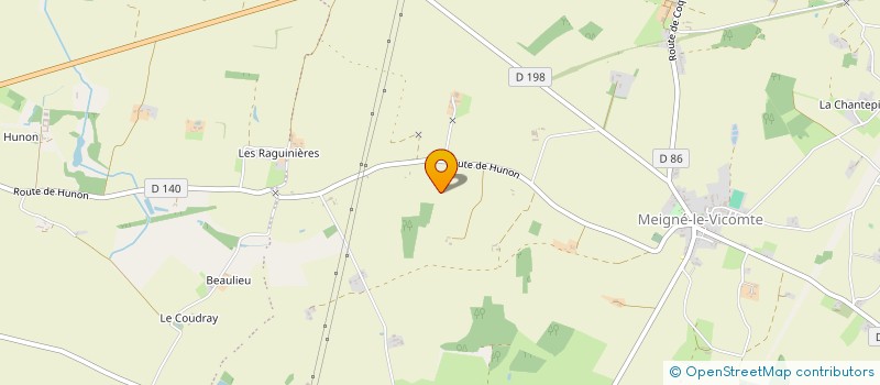 localisation de l'entreprise CENTRE DE FORMATION EN FACTURE INSTRUMENTALE  NOYANT-VILLAGES