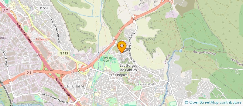 localisation de l'entreprise CENTRE DE FORMATION EN KINESIOLOGIE  VITROLLES