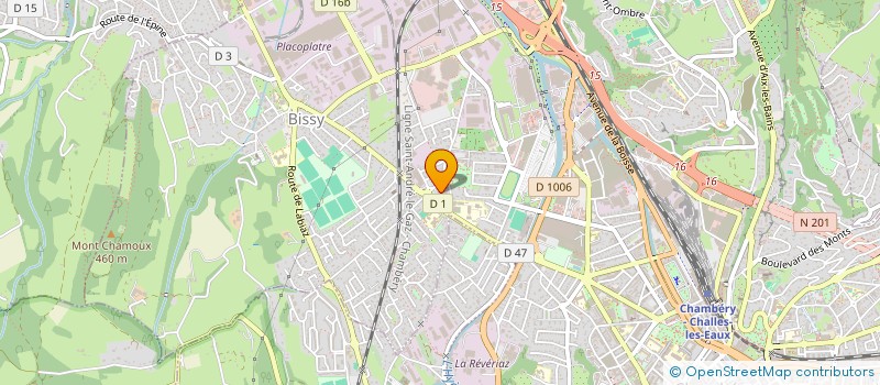 localisation de l'entreprise CENTRE DE FORMATION EN REFLEXOLOGIE ANIMALE  CHAMBERY