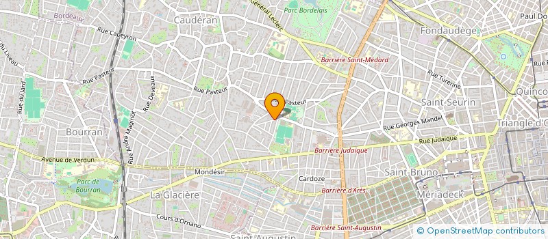 localisation de l'entreprise CENTRE DE FORMATION EN SOPHROLOGIE DYNAMIQUE à BORDEAUX