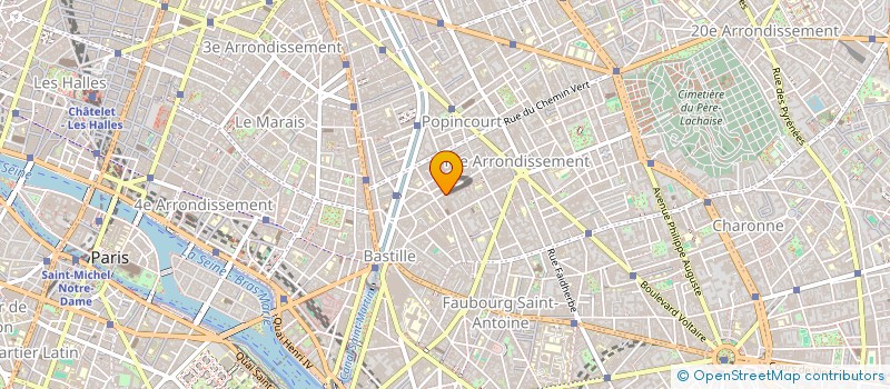 localisation de l'entreprise CENTRE DE FORMATION ET D'INNOVATION  PARIS