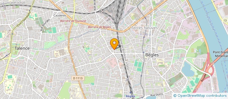 localisation de l'entreprise CENTRE DE FORMATION ET DE CONSEIL INTERN à BEGLES