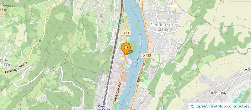 localisation de l'entreprise CENTRE DE FORMATION ET DE PLACEMENT DE COMMERCIAUX  ALBIGNY-SUR-SAONE