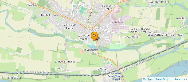 localisation de l'entreprise CENTRE DE FORMATION ET DE PROMOTION  LOIREAUXENCE