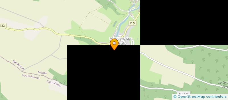 localisation de l'entreprise CENTRE DE FORMATION ET DE PROMOTION DES MAISONS FAMILIALES RURALES DE LA REGION GRAND EST  MONTIERS-SUR-SAULX