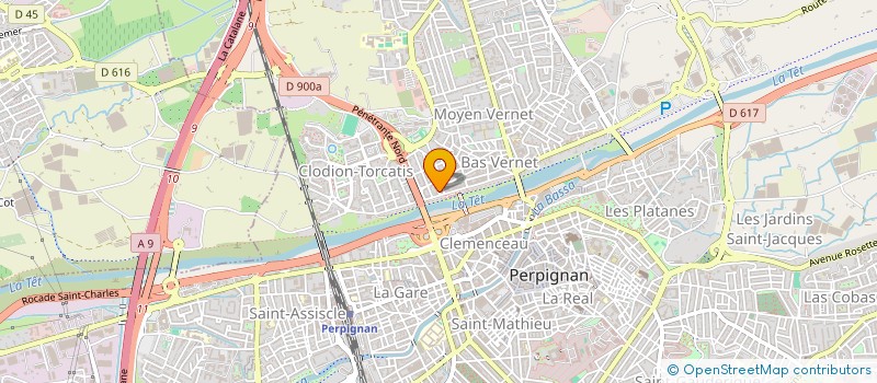 localisation de l'entreprise CENTRE DE FORMATION ET DE REINSERTION à PERPIGNAN