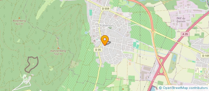 localisation de l'entreprise CENTRE DE FORMATION ET PREVENTION HAAS  SELESTAT