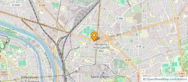 localisation de l'entreprise CENTRE DE FORMATION FABIEN à SAINT-DENIS