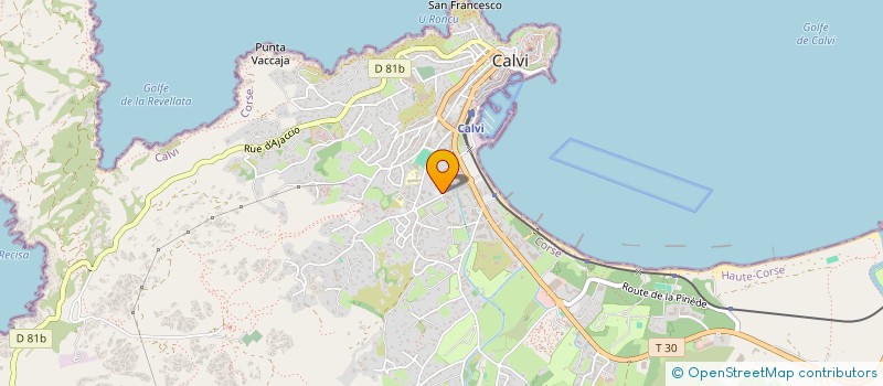 localisation de l'entreprise CENTRE DE FORMATION HOTELLIERE BALAGNE à CALVI