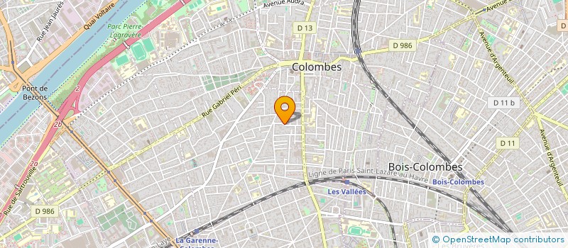 localisation de l'entreprise CENTRE DE FORMATION INTERACTIVE PARIS à COLOMBES