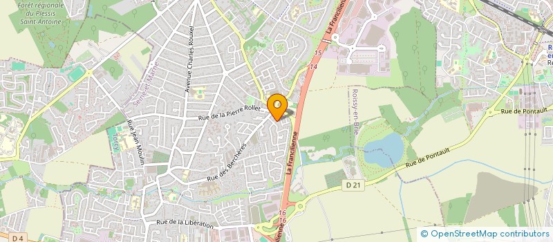localisation de l'entreprise CENTRE DE FORMATION JEUNES PETANQUE à PONTAULT-COMBAULT