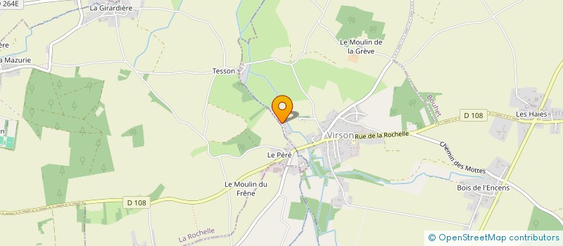 localisation de l'entreprise CENTRE DE FORMATION LA PATTE D'OR  VIRSON