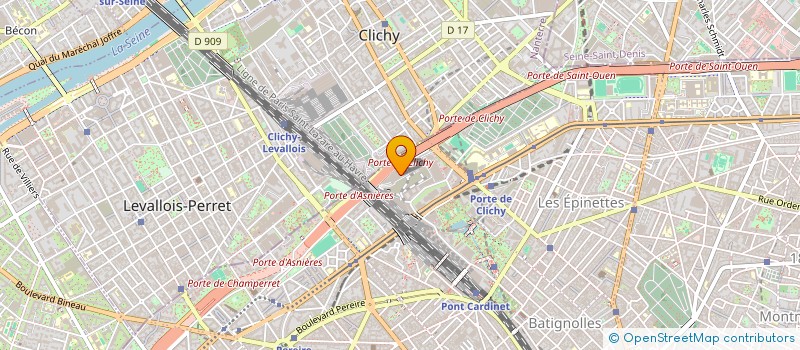 localisation de l'entreprise CENTRE DE FORMATION LEOPOLD SEDAR SENGHOR  PARIS