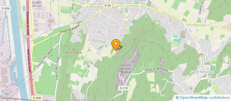 localisation de l'entreprise CENTRE DE FORMATION MISSIONNAIRE  SAINT-PAUL-TROIS-CHATEAUX