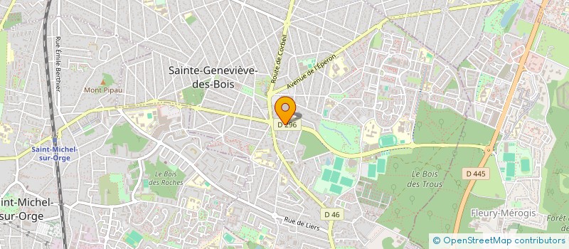 localisation de l'entreprise CENTRE DE FORMATION MOTO CONTACT à EVRY-COURCOURONNES