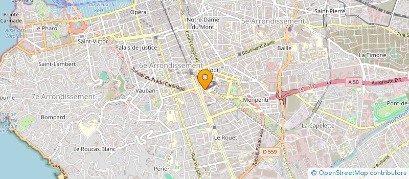 localisation de l'entreprise CENTRE DE FORMATION PAR STAGES à MARSEILLE