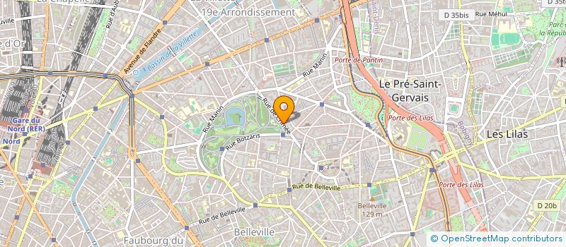 localisation de l'entreprise CENTRE DE FORMATION PERMANENTE à PARIS