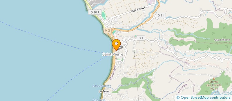 localisation de l'entreprise CENTRE DE FORMATION PIERROTIN  SAINT-PIERRE