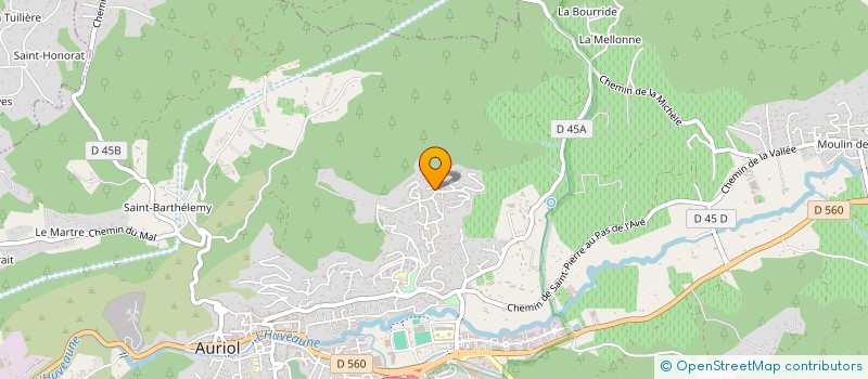 localisation de l'entreprise CENTRE DE FORMATION PLEINE NATURE  AURIOL