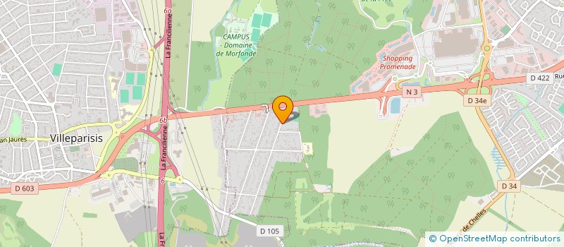 localisation de l'entreprise CENTRE DE FORMATION PREVENTION SECOURS INCENDIE - EXPERT  CLAYE-SOUILLY