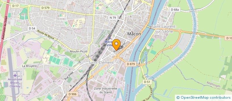 localisation de l'entreprise CENTRE DE FORMATION PRIVE 2S à MACON