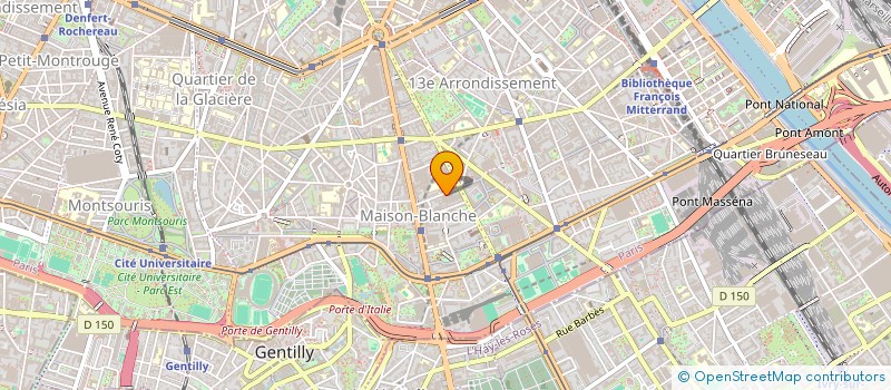 localisation de l'entreprise CENTRE DE FORMATION PROFESSIONNELLE CONTINUE EN OSTEOPATHIE ET THERAPIES MANUELLES  PARIS