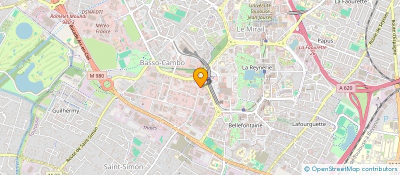 localisation de l'entreprise CENTRE DE FORMATION PROFESSIONNELLE DE SECURITE PRIVEE à TOULOUSE