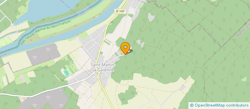 localisation de l'entreprise CENTRE DE FORMATION PROFESSIONNELLE DERMO COSMETIQUE  SAINT-MARTIN-LA-GARENNE