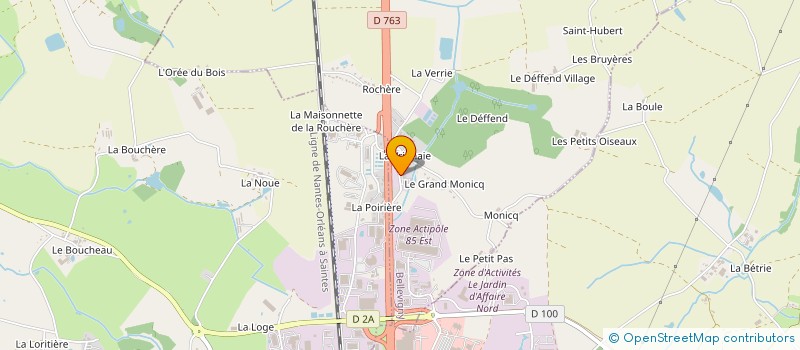 localisation de l'entreprise CENTRE DE FORMATION ROUTIERE MARIONNEAU à BELLEVIGNY
