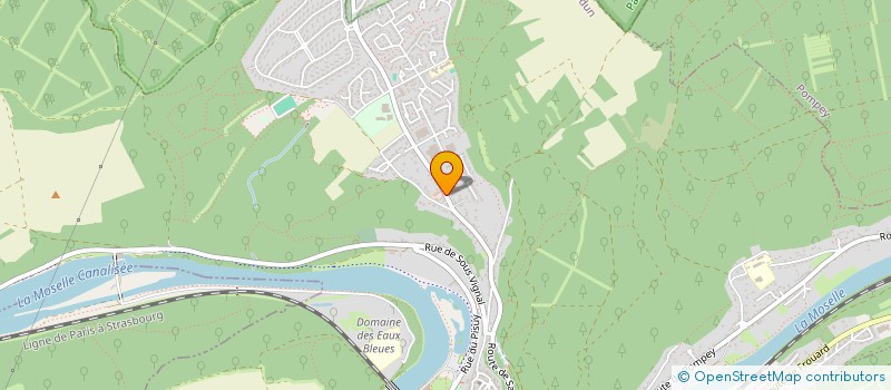 localisation de l'entreprise CENTRE DE FORMATION SECURITE INCENDIE à LIVERDUN