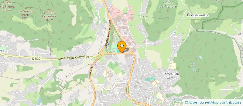 localisation de l'entreprise CENTRE DE FORMATION SPORTIF - ELI'T  VOIRON