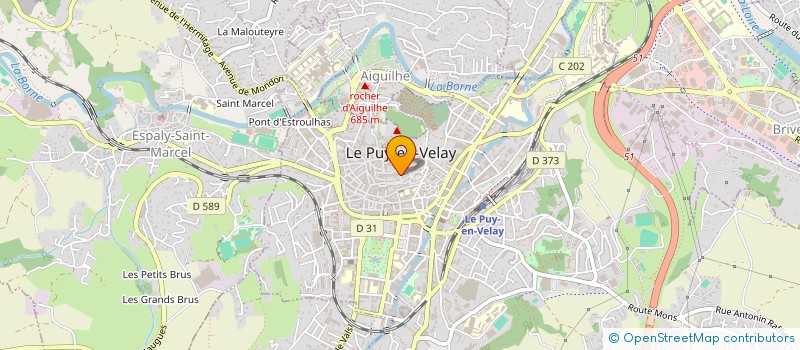 localisation de l'entreprise CENTRE DE FORMATION ST REGIS - ST MICHEL  LE PUY-EN-VELAY