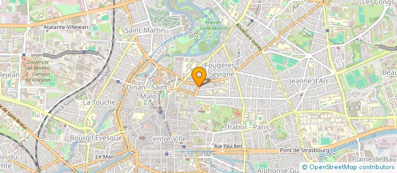 localisation de l'entreprise CENTRE DE FORMATION VIA EXPORT  RENNES