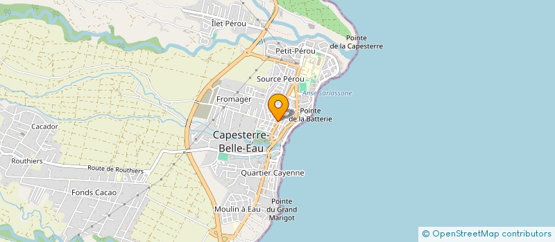 localisation de l'entreprise CENTRE DE FORMATION VIRAPIN à CAPESTERRE-BELLE-EAU