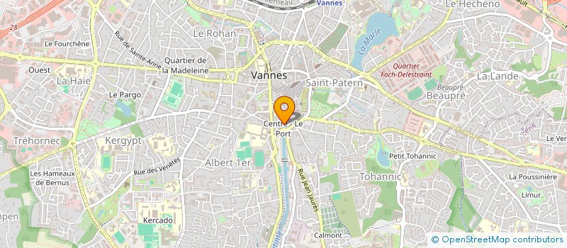 localisation de l'entreprise CENTRE DE FORMATION VOILE LIBERTE à VANNES