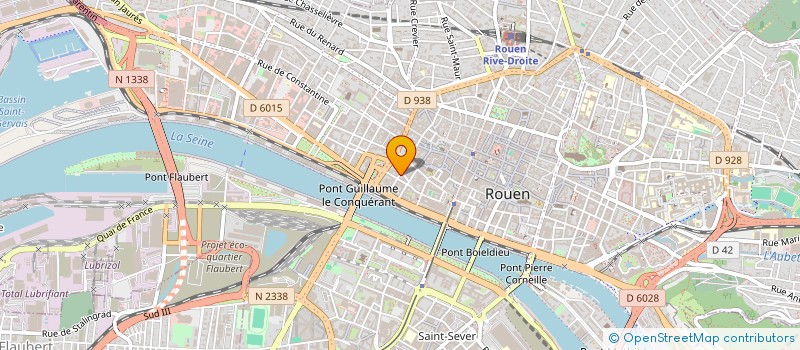 localisation de l'entreprise CENTRE DE FORMATIONS ET DE BILANS à ROUEN