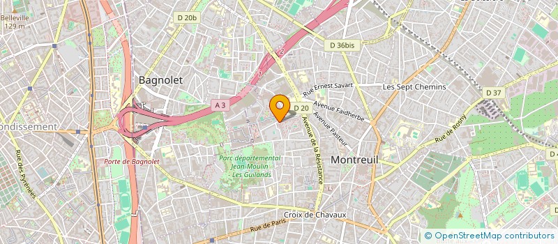 localisation de l'entreprise CENTRE DE FORMATIONS MULTIPLES à MONTREUIL