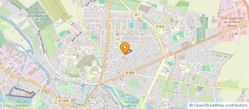 localisation de l'entreprise CENTRE DE FORMATIONS PERSONNALISEES  AMIENS