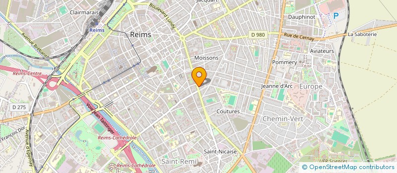 localisation de l'entreprise CENTRE DE GESTION AGREE  REIMS