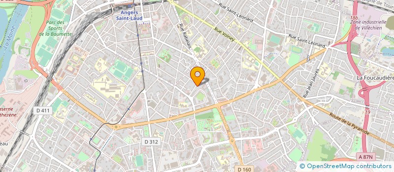 localisation de l'entreprise CENTRE DE GESTION AGREE DE FRANCE à ANGERS